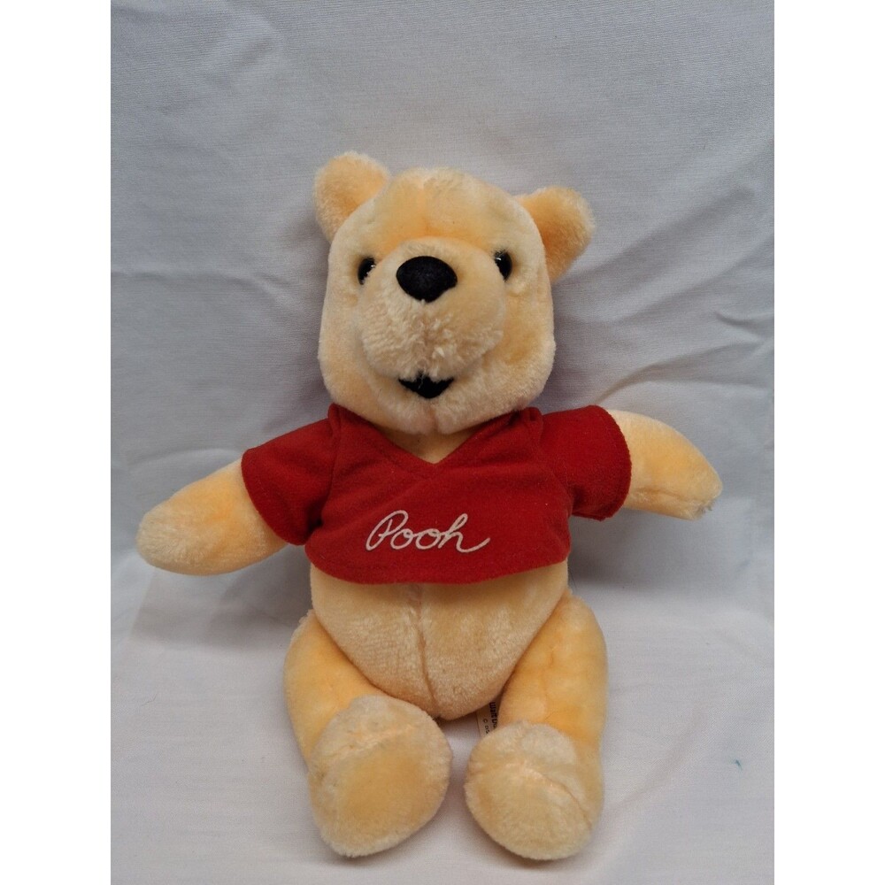 VTG Walt Disney World Disneyland Winnie The Pooh 10” Articulated Plush Korea